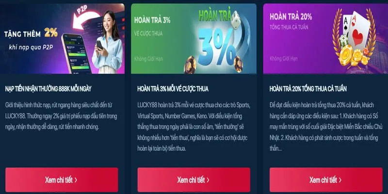 Thưởng nạp tiền xo88